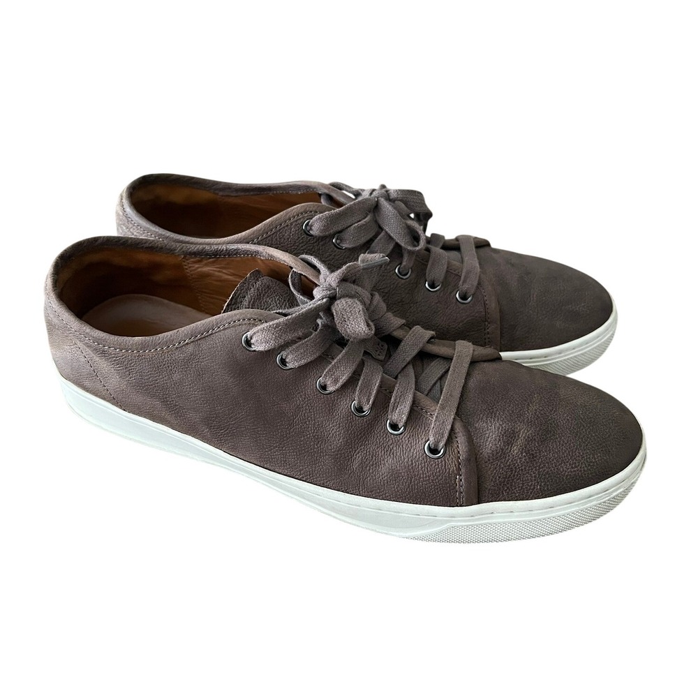 Vince Austin Brown Leather Sneakers Casual Lace Up Shoes‎ Size 10.5